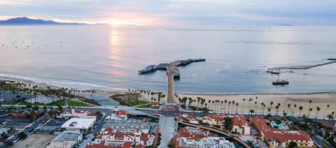 Pier from above