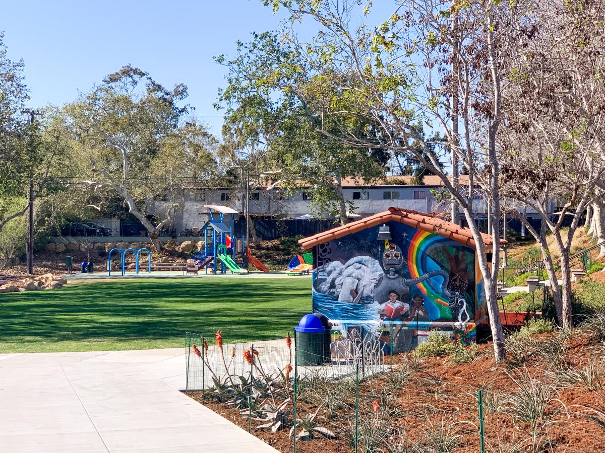 Photo of a city park renovation that was supported by CDBG funds. 